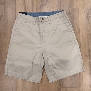 Ralph Lauren Beige Men's Flat Front Shorts